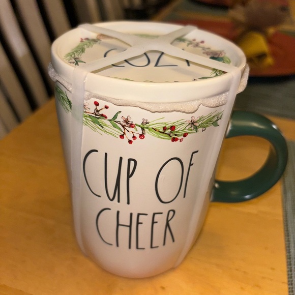 Rae Dunn | 2 pc-“Cup of Cheer” Mug w/ “Cozy” Coaster - 16 0z - NWT - New Style! - Picture 8 of 8